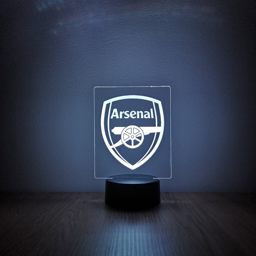 Arsenal dekorlámpa - fehér