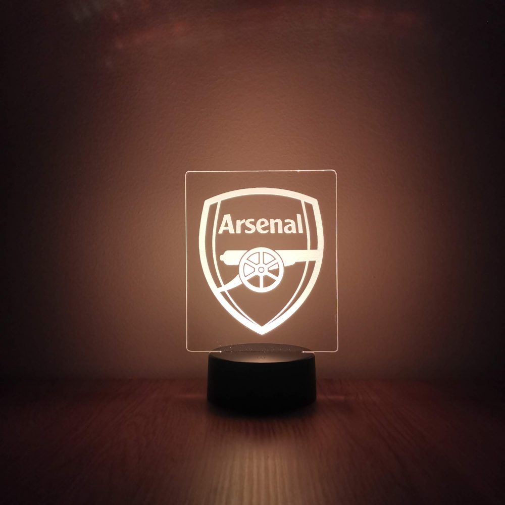 Arsenal dekorlámpa - meleg fehér