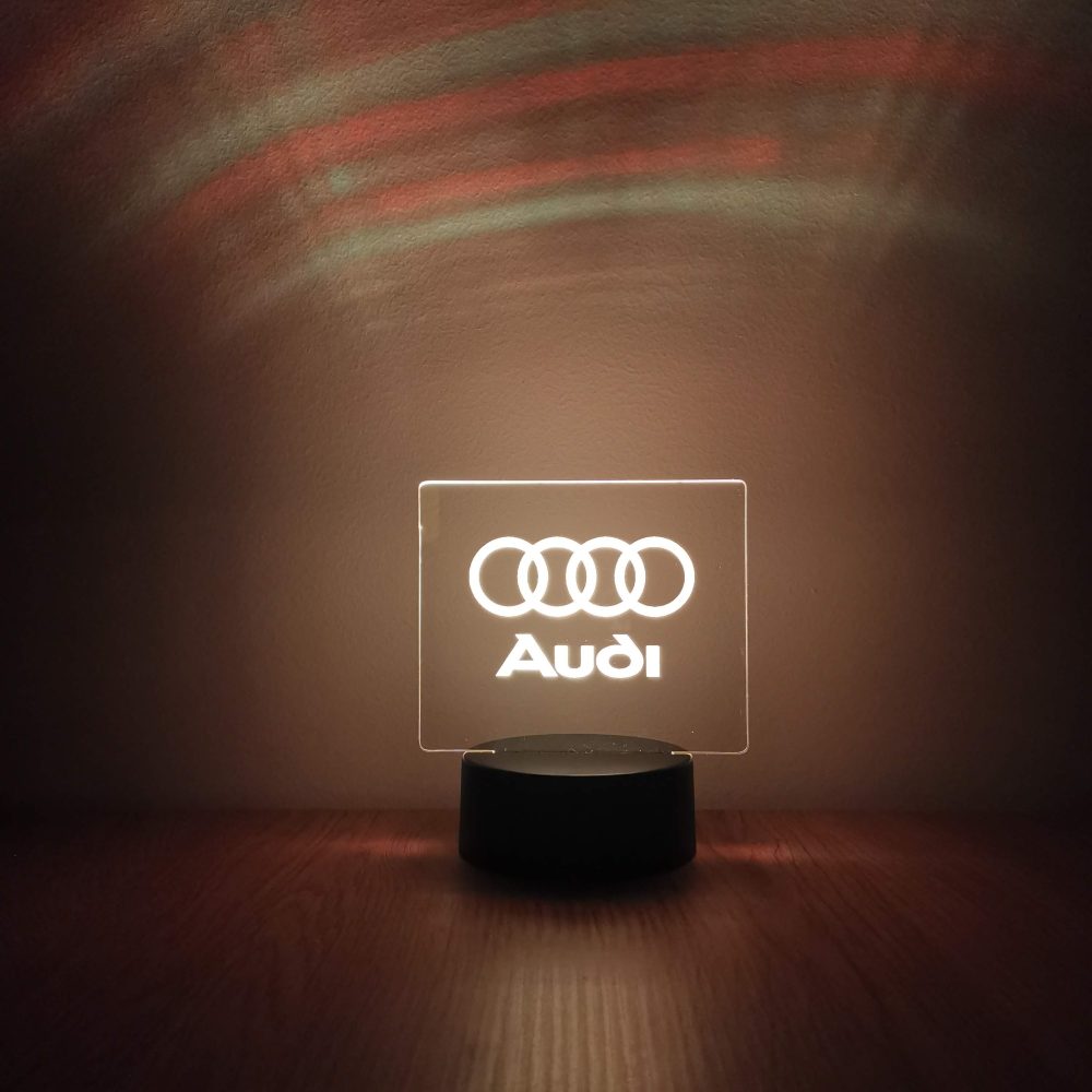 Audi dekorlámpa - meleg fehér
