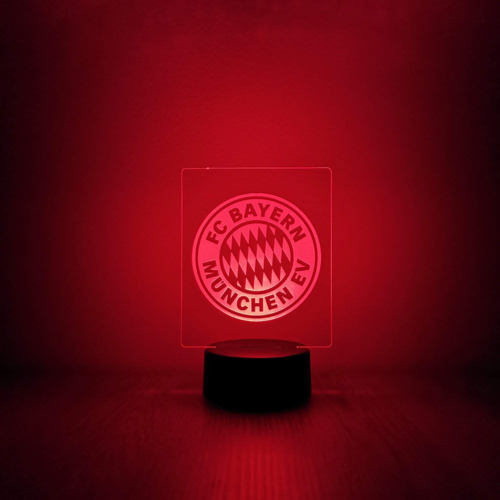 Bayern München dekorlámpa - piros