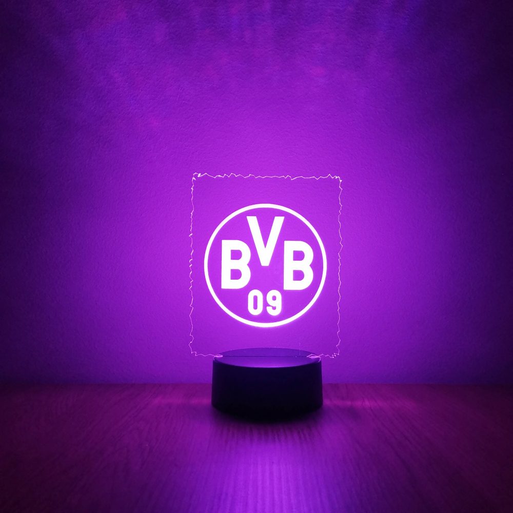 Borussia Dortmund dekorláma - lila
