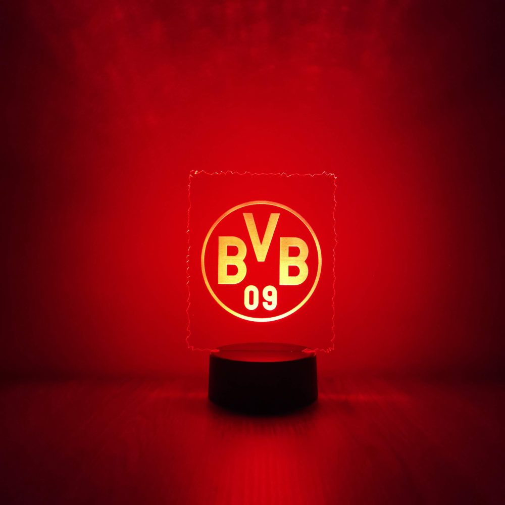 Borussia Dortmund dekorláma - piros