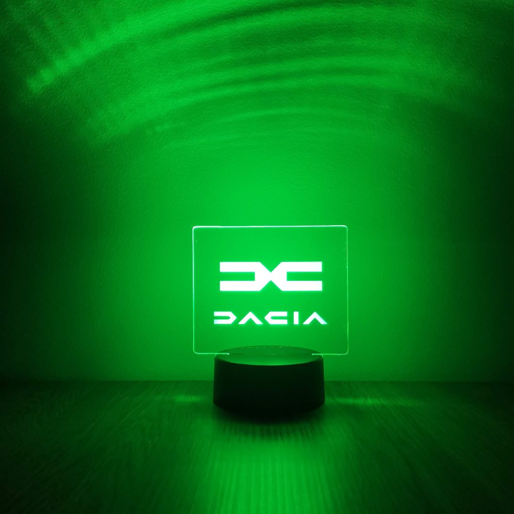 Dacia dekorlámpa - zöld