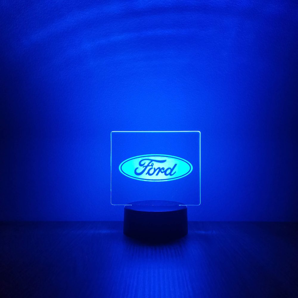Ford dekorlámpa - kék