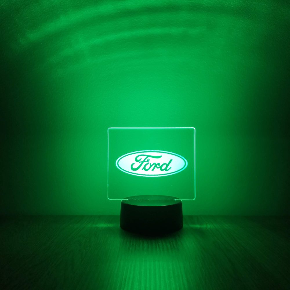 Ford dekorlámpa - zöld