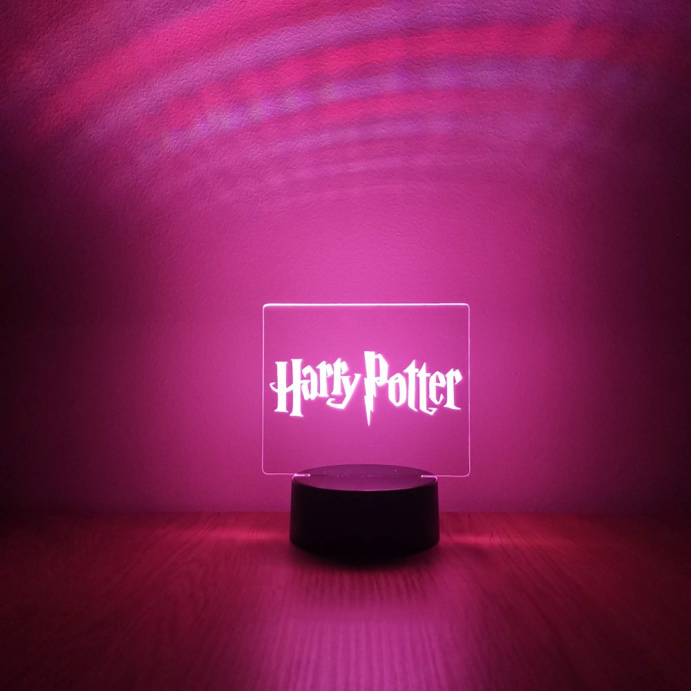 Harry Potter dekorlámpa - Rózsaszín