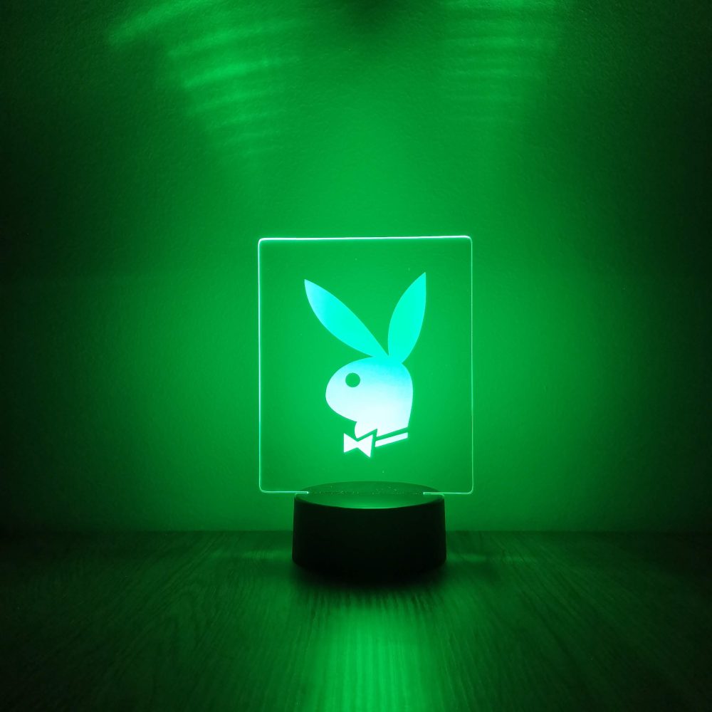 Playboy dekorlámpa - zöld