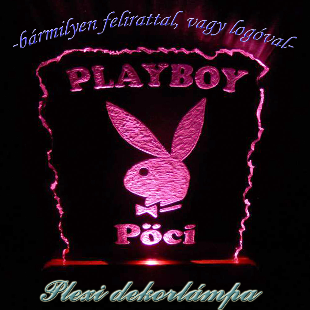 Playboy dekorlámpa